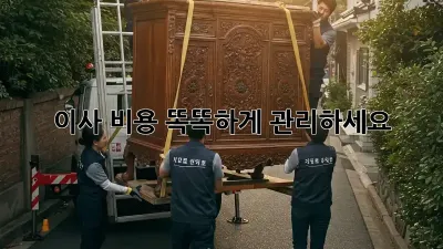 이사 비용, 똑똑하게 관리하세요!